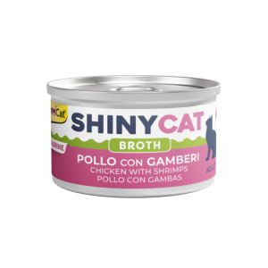 Alimenti umidi > ShinyCat POLLO CON GAMBERI in Brodo di cottura | GIMBORN