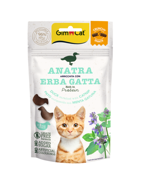 Snack > Anatra arricchita con Erba Gatta 50g | GIMBORN