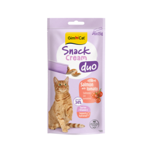 Snack > Snack cream DUO SALMONE Con POMODoro 6x15g | GIMBORN
