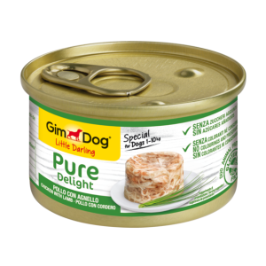 Alimenti umidi > PURE DELIGHT POLLO CON AGNELLO 85g | GIMBORN