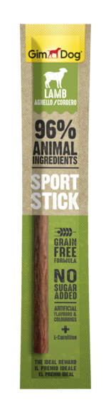 Snacks > SPORT STICK LAMB 12G | GIMBORN
