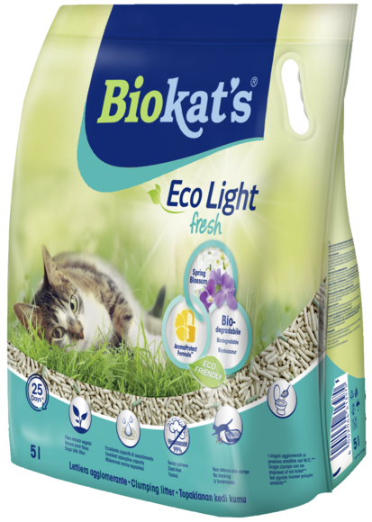 Lettiere agglomeranti > ECO LIGHT FRESH SPRING BLOSSOM 5LT | GIMBORN