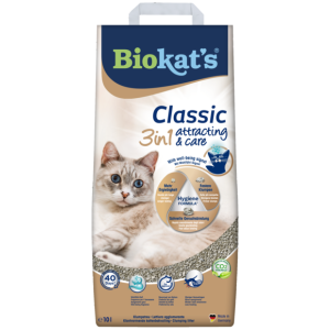 Lettiere agglomeranti > BIOKAT'S CLASSIC 3in1 ATTRAC. & CARE 10L | GIMBORN
