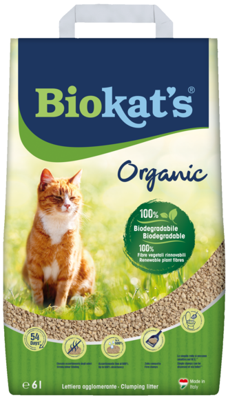Clumping litters > Biokat's* Organic** 6 L | GIMBORN