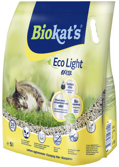 Clumping litters > Biokat's* Eco Light extra 5 L | GIMBORN