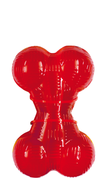 Giochi > Playstrong Gomma Osso 5.5" Rosso | GIMBORN