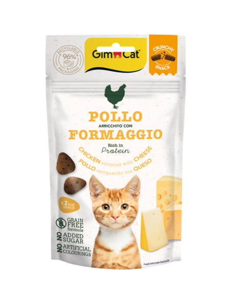 Snacks > Chicken enriched with Cheese 50g | GIMBORN